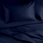 Подростковая постель сатин с простыней на резинке BLUE