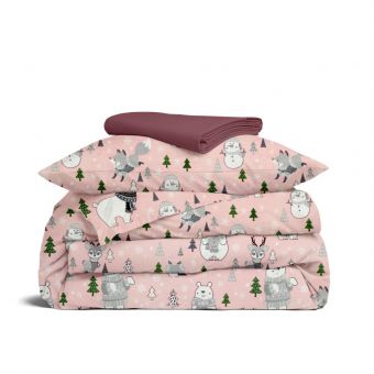 Детское постельное белье в кроватку WINTER ANIMALS CS5