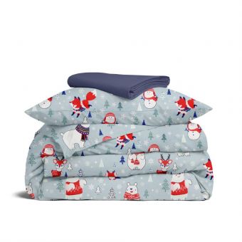 Детское постельное белье в кроватку WINTER ANIMALS CS8