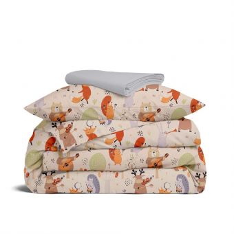 Детское постельное белье в кроватку ANIMALS CS24