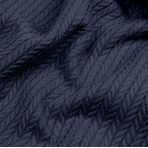 Покрывало 230х240 Navy Knitted Braid
