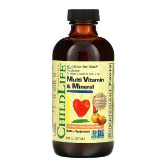 Multi Vitamin & Mineral Liquid - 237ml Orange Mango