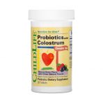 Probiotics with Colostrum Chewable - 90 tabs Natural Berry