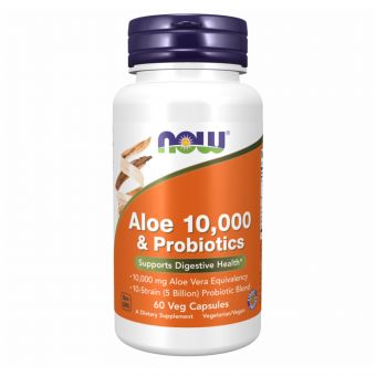 Aloe Vera 10000 & Probiotics - 60 vcaps