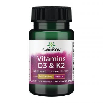 Vitamins D3 & K2 2000 Iu & 75mcg - 60 vcaps