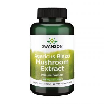 Agaricus Blazei Mushroom Extract 500mg - 90 vcaps (Повреждена банка)