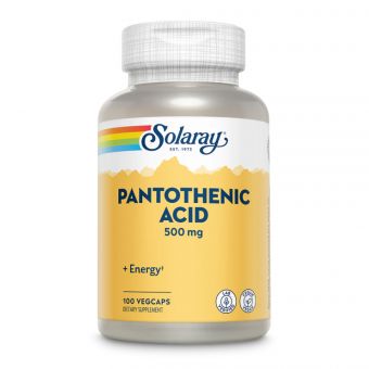 Pantothenic Acid 500mg - 100 veg caps