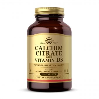 Calcium Citrate with Vitamin D3 - 120 tabs