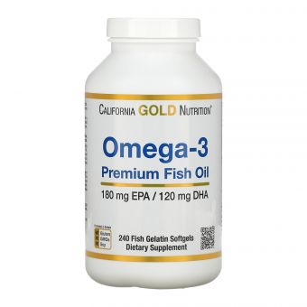 Omega-3 Premium Fish Oil 180mg - 240 softgels