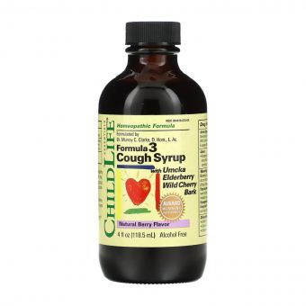 Formula 3 Cough Syrup - 118.5 ml Natural Berry