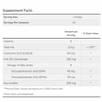 CoQ10 60mg with Omega-3 - 60 sgels