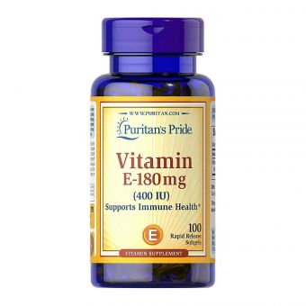 Vitamin E-180mg 400 IU - 100 softgels