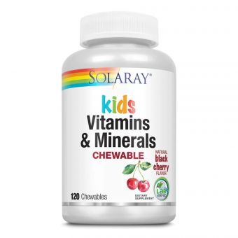 Kids Vitamins & Minerals - 120 chewables Black Cherry (Пошкоджена пломба)