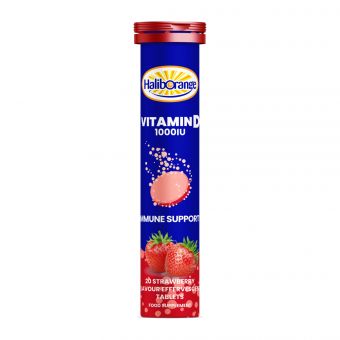 Vitamin D 1000IU - 20 tabs Strawberry (До 06.25)