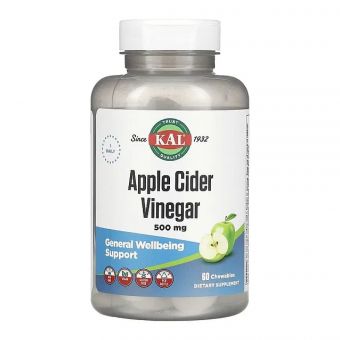 Apple Cider Vinegar 500mg - 60 chewables