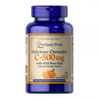 Vitamin C 500mg With Rose Hips - 90 chewables