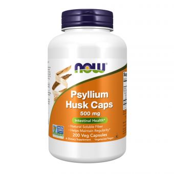 Psyllium Husk Caps 500 mg - 500 vcaps (Пошкоджена банка)