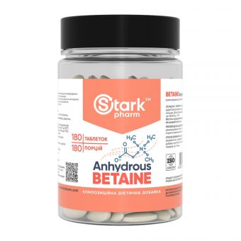 Betaine Anhydrous 500mg - 180 caps