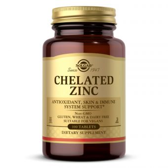 Chelated Zinc - 100 tabs