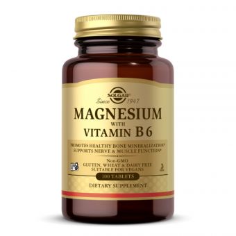 Magnesium with Vitamin B6 - 100 tabs