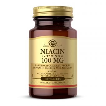 Niacin (Vitamin B3) 100mg - 100 tabs