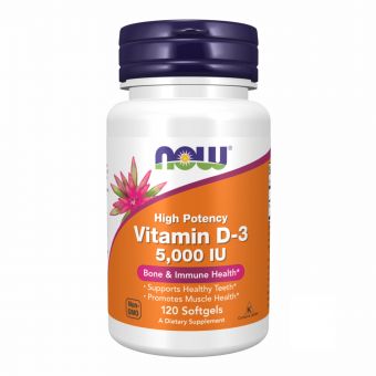 VIT D-3 5000IU - 120 sgels