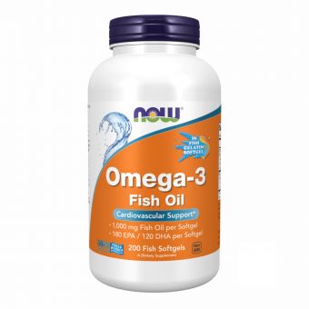 Omega-3 FO 1000mg 180/120 Fish Gelatin - 200 sgels