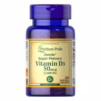 Vitamin D3 50 mcg 2000 - 200 caps