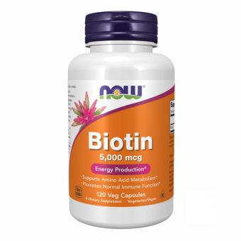 BIOTIN 5000mcg - 120 vcaps