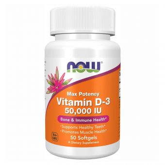 Vitamin D-3 50,000 IU - 50 softgels