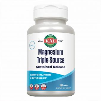 Magnesium Sustained Release Triple Source 500mg - 100 tabs