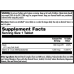 Folic Acid Methyl B-12 800mcg - 60 tabs Raspberry