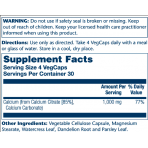 Calcium Citrate 1000mg - 120 vcaps