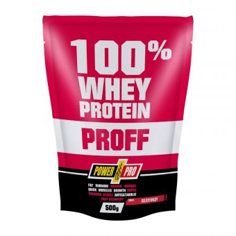 100% Whey Protein Proff - 500g Strawberry