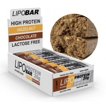 Lipobar - 20x50g Hazelnut-Chocolate