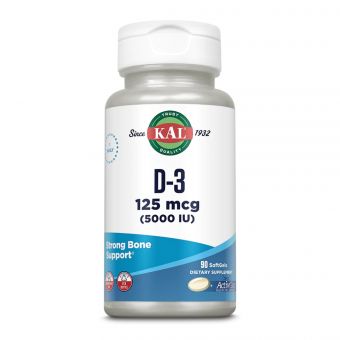 D-3 5000 IU 125mcg - 90 Softgel  