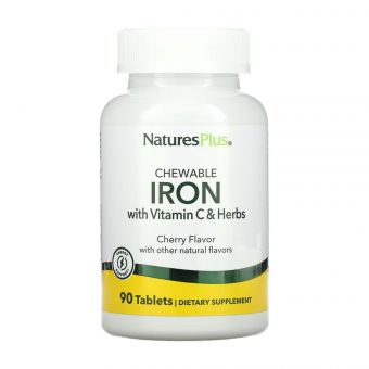 Iron 27 mg with Vitamin C Herbs - 90 tabs