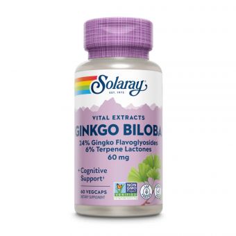 Ginkgo Biloba Leaf Extract 60mg - 60 vcaps