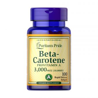 Beta-Carotene 10000 IU - 100 softgels