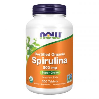 Org Spirulina 500mg - 500 tabs