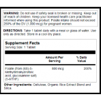 Methyl Folate 800mcg - 90 tabs