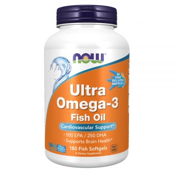 Ultra Omega-3 FO 500/250 Fish Gelatin - 180 Softgels