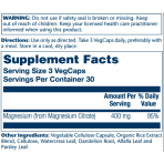 Magnesium Citrate 400mg - 90 vcaps