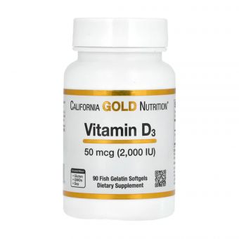 Vitamin D3 50mcg (2000IU) - 90 softgels