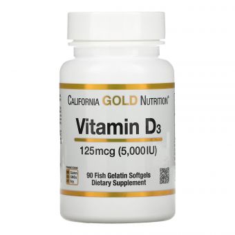 Vitamin D3 125mcg(5000IU) - 90soft