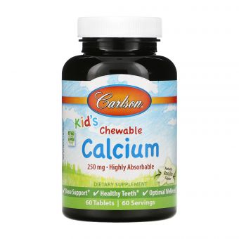 Kids Chewable Calcium - 60 tabs