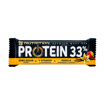 Protein 33% Bar - 50g Vanilla-Raspberry (Поштучно)