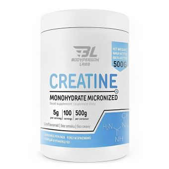 Creatine monohydrate - 500g Pure (Пошкоджена упаковка)