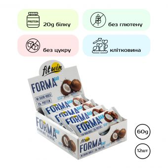 Forma Bar - 12x60g Coconut