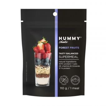 Hummy Shake Tasty Balanced Supermeal - 110g Forest Fruits